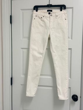Banana Republic White 500 Mid-Rise Stay Jeans 27/4